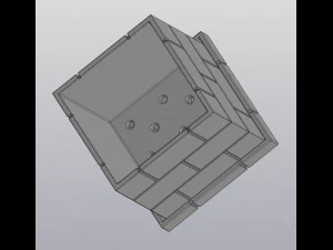 flowerpot brickwork 3D Print Model