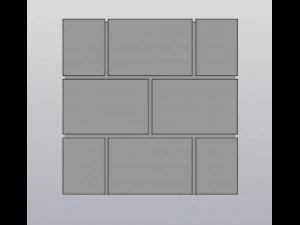 flowerpot brickwork 3D Print Model