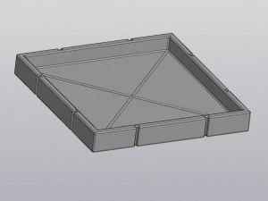 flowerpot brickwork 3D Print Model