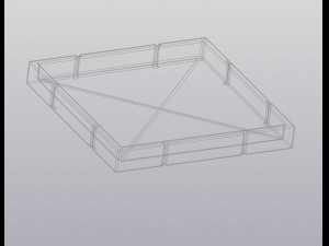 flowerpot brickwork 3D Принт Модель