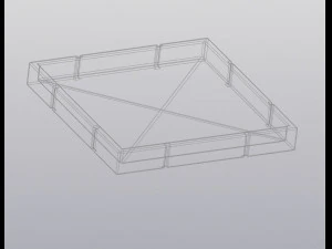 flowerpot brickwork 3D Print Model