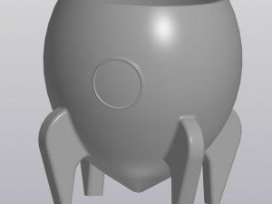flowerpot rocket 3D Print Model