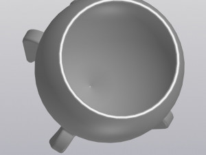 flowerpot rocket 3D 프린트 모델