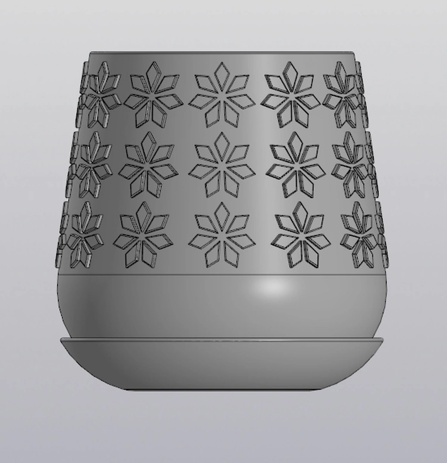 flowerpot lady 3D Print Model .c4d .max .obj .3ds .fbx .stl .blend 