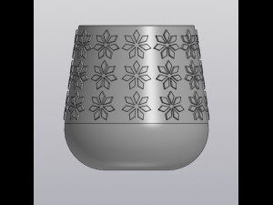 flowerpot lady Model Cetak 3D