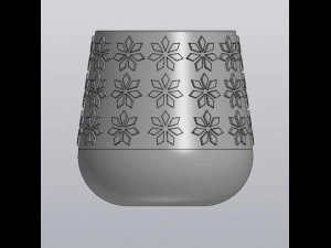 flowerpot lady 3D Print Model
