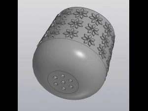 flowerpot lady 3D Print Model