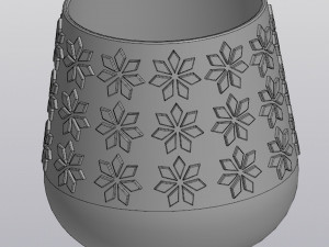 flowerpot lady Model Cetak 3D