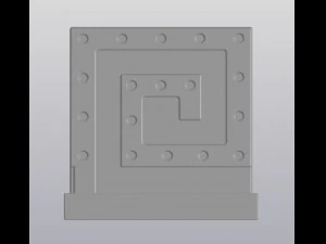 metal flowerpot 3D Print Model