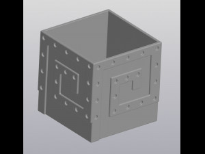 metal flowerpot 3D Baskı Modeli