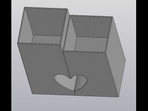 flowerpot valentine day Modelo de impresión 3D