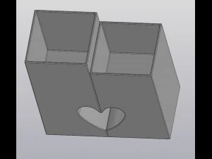 flowerpot valentine day 3D Print Model