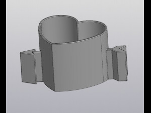 flowerpot heart arrow Modelo de Impressão 3D
