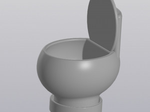 flowerpot toilet Modelo de impresión 3D