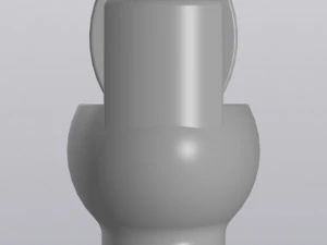 flowerpot toilet 3D Print Model