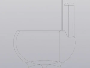 flowerpot toilet 3D Print Model