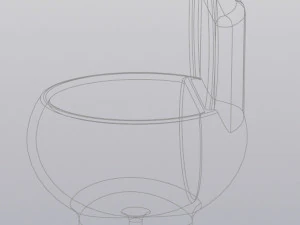flowerpot toilet 3D Print Model