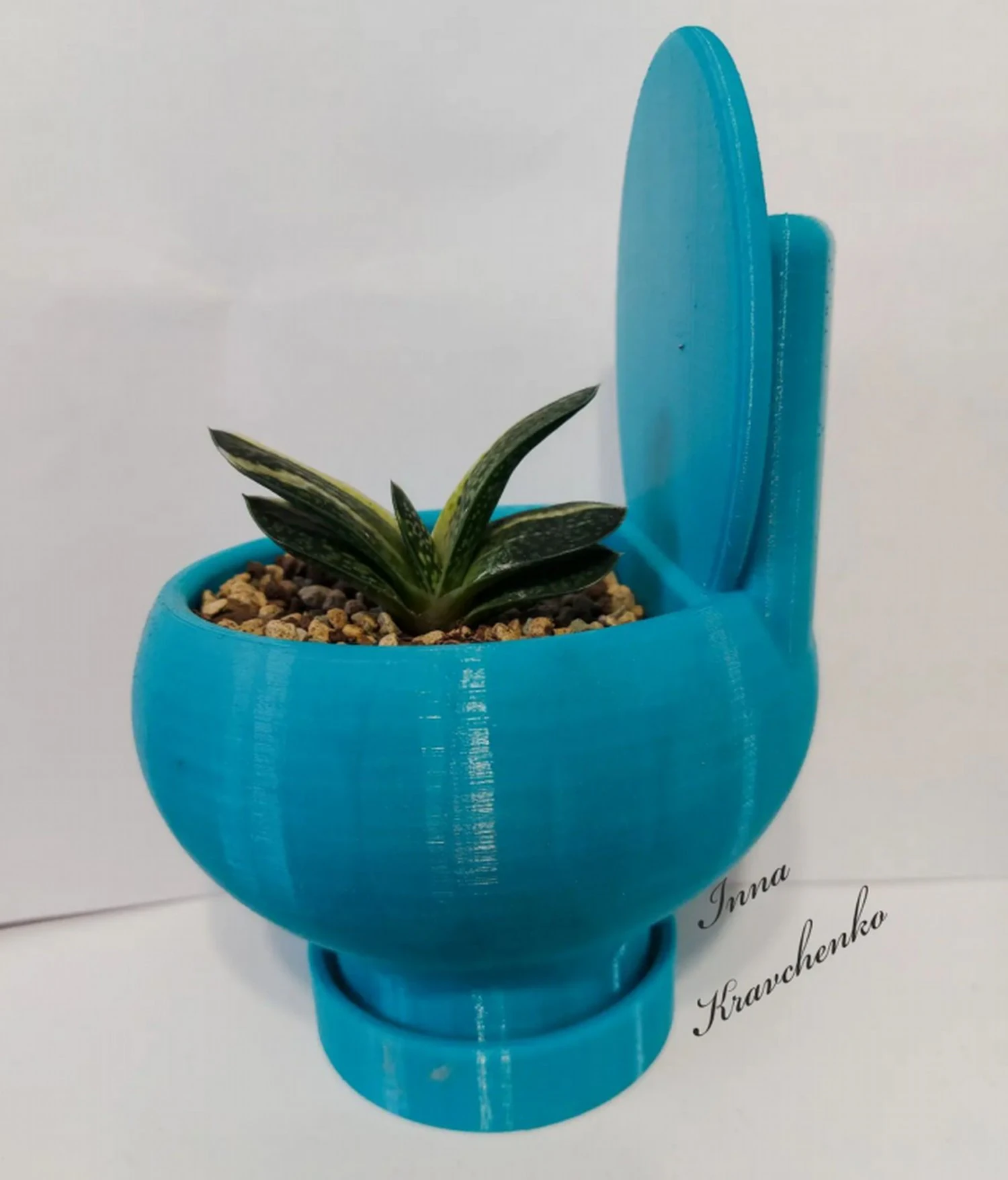 flowerpot toilet 3D Print Model .c4d .max .obj .3ds .fbx .stl .blend 