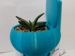 flowerpot toilet Modelo de impresión 3D
