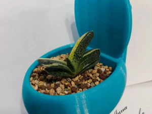 flowerpot toilet 3D Print Model