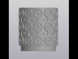 patterned flowerpot 3D Принт Модель