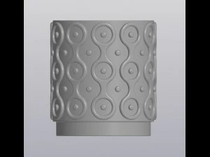 patterned flowerpot 3D Print Model