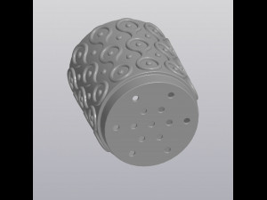 patterned flowerpot 3D Принт Модель
