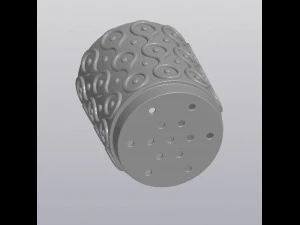 patterned flowerpot 3D Print Model