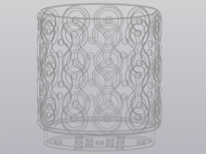 patterned flowerpot 3D Принт Модель