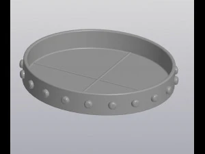 patterned flowerpot 3D Print Model