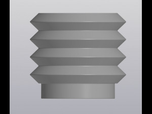 flowerpot wave forms 3D Print Model