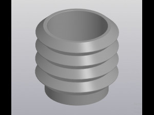 flowerpot wave forms 3D Print Model