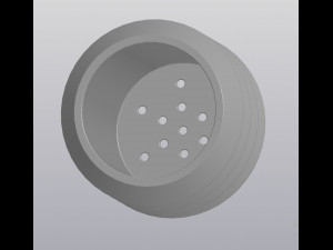 flowerpot wave forms 3D Print Model