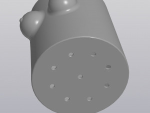 flowerpot tits 3D Print Model