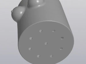 flowerpot tits 3D Print Model