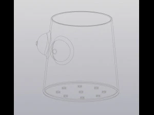 flowerpot tits 3D Print Model