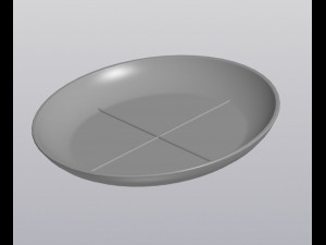flowerpot round pyramid 3Dプリントモデル