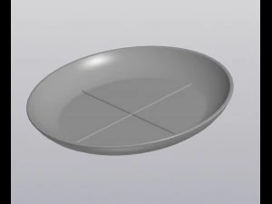 flowerpot round pyramid 3D Print Model