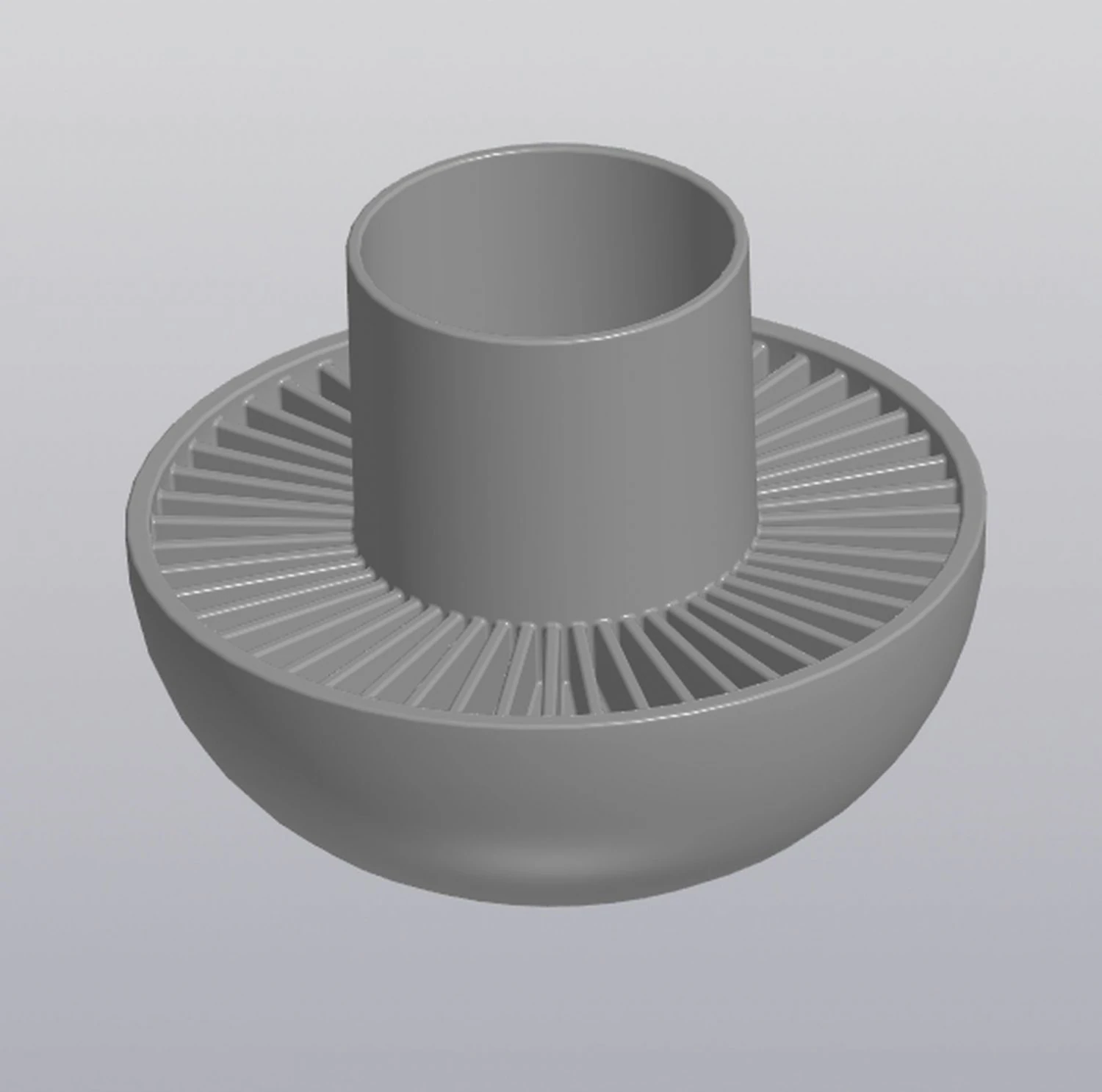 flowerpot mushroom 3D Print Model .c4d .max .obj .3ds .fbx .stl .blend 