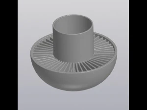 flowerpot mushroom 3D Print Model