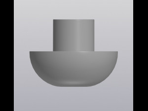 flowerpot mushroom Model Cetak 3D