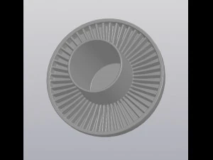 flowerpot mushroom 3D Print Model