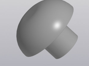flowerpot mushroom Model Cetak 3D