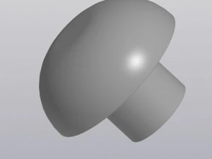flowerpot mushroom 3D Print Model
