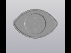 flowerpot eye 3D-Druckmodell