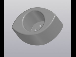 flowerpot eye 3D-Druckmodell