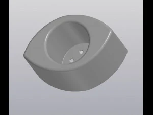 flowerpot eye 3D Print Model