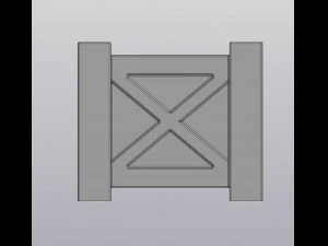 wooden flowerpot 3D Print Model
