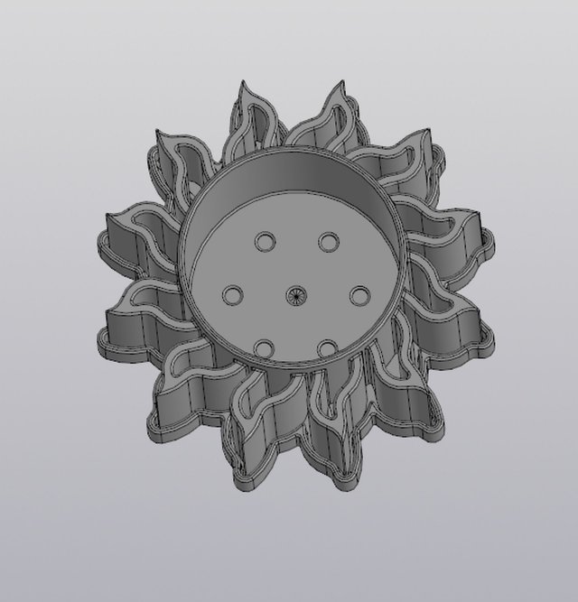 flowerpot sun Model do druku 3D .c4d .max .obj .3ds .fbx .stl .blend 