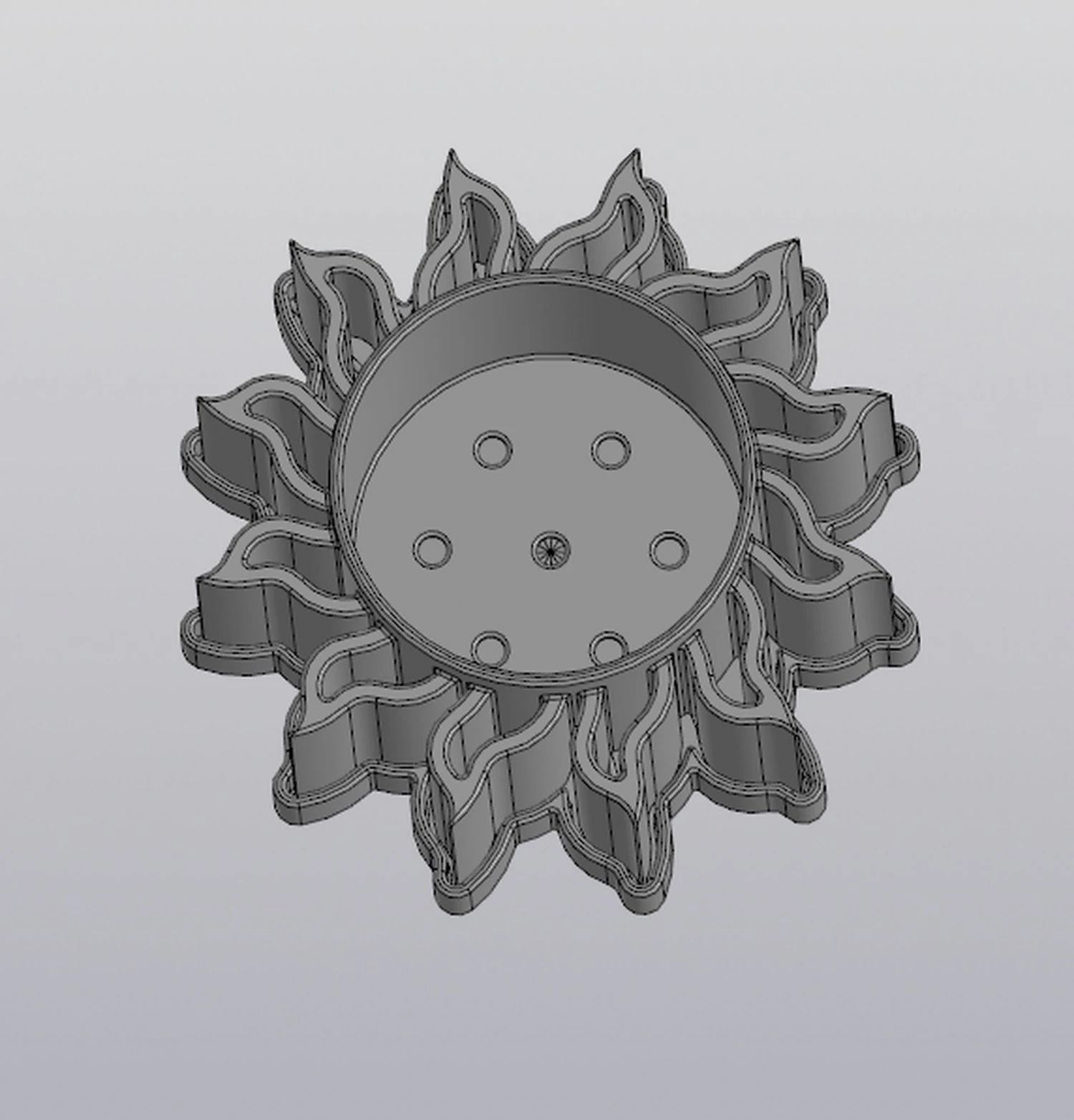 flowerpot sun 3D Print Model .c4d .max .obj .3ds .fbx .stl .blend 